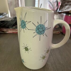 Vintage Franciscan Atomic Pitcher